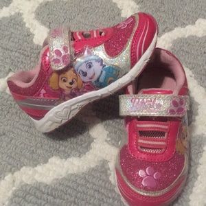 Light up paw patrol shoes